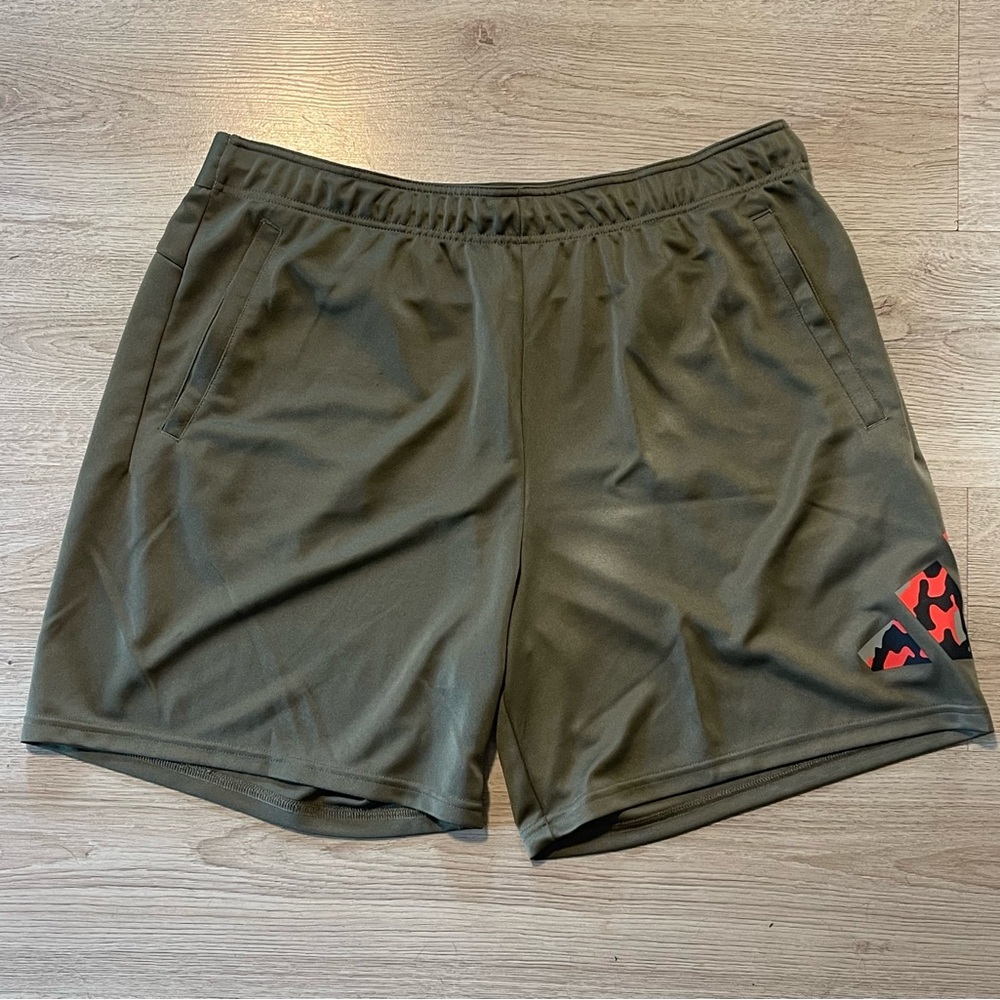 Men’s Adidas Athletic Shorts Forest Green